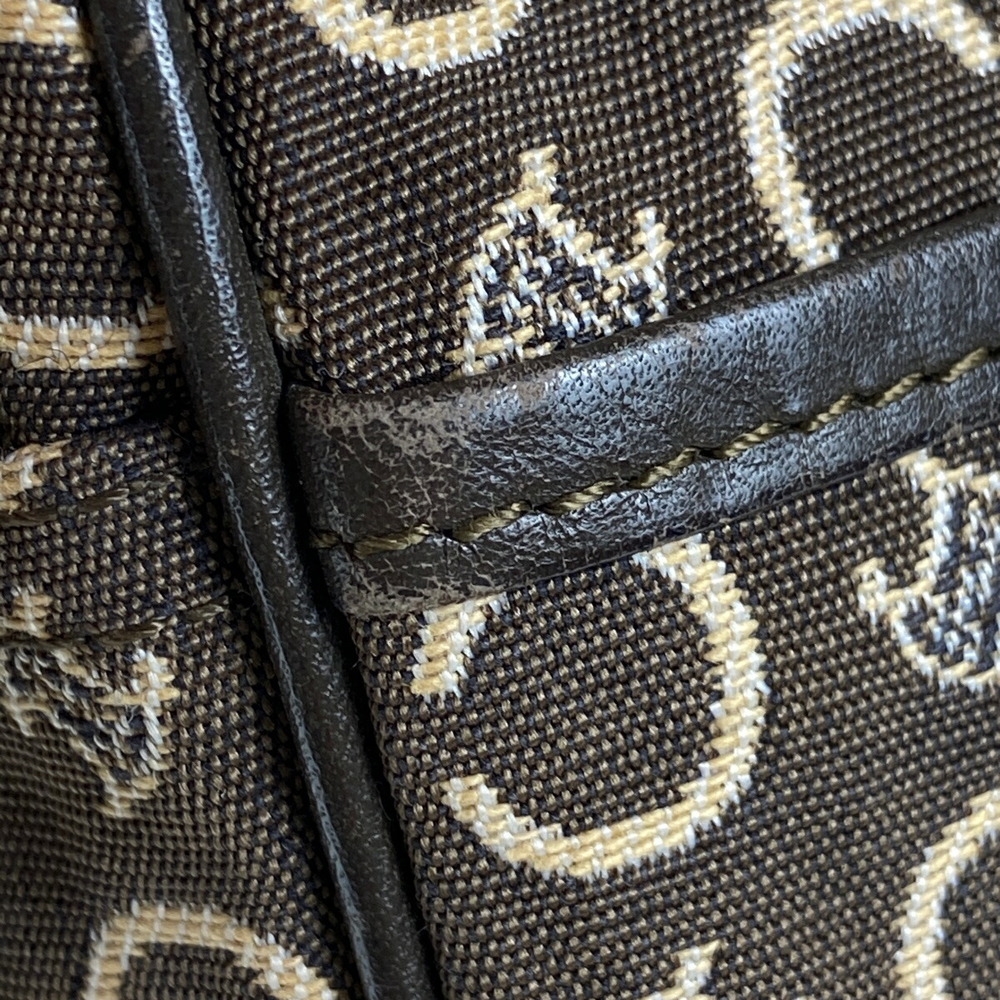 Celine C Macadam Pattern All Over Canvas Shoulder… - image 3